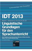 IDT 2013 Band 5 Linguistische Grundlagen für den Sprachunterricht