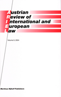 Austrian Review of International and European Law, Volume 9 (2004)