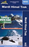 Mardi Himal Trek 1:50, 000 NA522 map