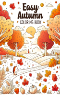 Easy Autumn Coloring Book