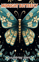 Midnight Butterfly Coloring Book