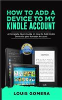 How to Add a Device to My Kindle Account