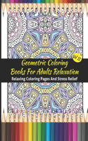 Geometric Coloring Books For Adults Relaxation