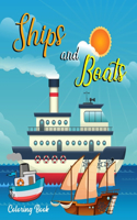 Ships and Boats coloring book