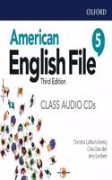 American English File Level 5 Class Audio CDs