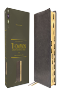 Esv, Thompson Chain-Reference Bible, Leathersoft, Gray, Red Letter, Thumb Indexed