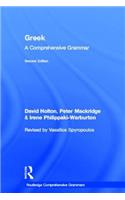 Greek: A Comprehensive Grammar of the Modern Language