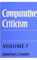 Comparative Criticism: Volume 7, Boundaries of Literature