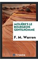 MoliÃ©re's Le Bourgeois Gentilhomme