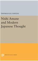 Nishi Amane and Modern Japanese Thought