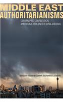 Middle East Authoritarianisms: Governance, Contestation, and Regime Resilience in Syria and Iran