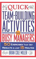 Quick Team-Building Act For Busy Mgr