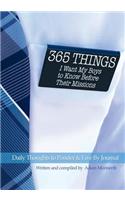 365 Things I Want My Boys to Know Before Their Missions