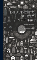 Authority of Holy Scripture