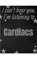 I can't hear you, I'm listening to Cardiacs creative writing lined notebook