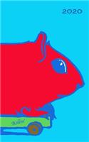 Big Red Guinea Pig 2020 Weekly Planner & Notebook