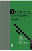 Variety in Contemporary English