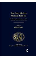 Two Early Modern Marriage Sermons