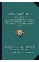 Economics and Politics