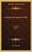 Australia And America In 1892