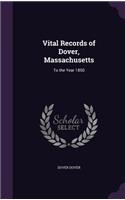 Vital Records of Dover, Massachusetts