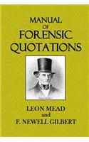 Manual of Forensic Quotations