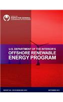 U.S. Department of the Interior's Offshore Renewable Energy Program: (English)