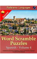 Parleremo Languages Word Scramble Puzzles Spanish - Volume 4