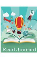 Read Journal: Reading Log for Book Lover Large 8x10 116 Pages for Spacious Record & Book Lover