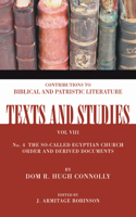 So-Called Egyptian Church Order and Derived Documents