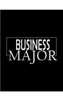 Business Major Notebook: Journal ( Paperback, Black Cover), Gift Idea for Christmas or Birthday, for College Student, Professor, Coworker, write ideas, thoughts, diaries, pl