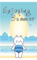 Enjoying Summer Cat notebook Version 4