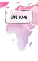 Cape Town: Ruled Travel Diary Notebook or Journey Journal - Lined Trip Pocketbook for Men and Women with Lines