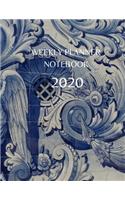 Weekly Planner Notebook: 2020 Year At A Glance Calendar and Organizer