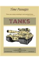 Tanks Coloring Book for Adults