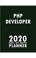Php Developer 2020 Weekly and Monthly Planner