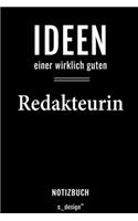 Notizbuch für Redakteure / Redakteur / Redakteurin: Originelle Geschenk-Idee [120 Seiten liniertes blanko Papier]