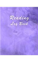 Reading Log Book for Book Lovers: Logbook Journal Tracker for 100 Books - To write down Reviews, Impressions and many other importants info - Fashion and Elegant Watercolor Violet Ro