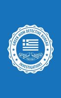 Greek Mom Detective Bureau Notebook