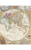 2020 Daily Planner: Ancient Map of the World Cover Full page a day and schedule at a glance. Inspirational quotes keep you focused on goals, weekly, monthly overview, t