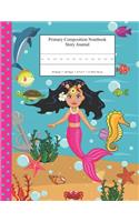 Primary Composition Notebook Story Journal: Educational Writing and Drawing Handwriting Activity Workbook