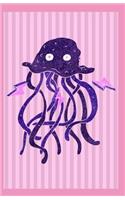 Whimsical Jellyfish: Lined Journal, 120 Pages, 5.5 X 8.5, Jellyfish, Soft Cover, Matte Finish(4 Jellyfish Journals)