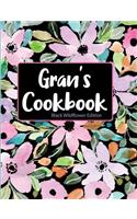 Gran's Cookbook Black Wildflower Edition