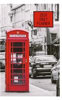 2019 Daily Planner: London Phone Booth