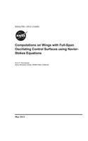 Computations on Wings with Full-Span Oscillating Control Surfaces Using Navier-Stokes Equations