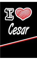 I Love Cesar: Beer Tasting Journal Rate and Record Your Favorite Beers Featuring 120 Pages 6x9