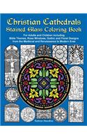 Christian Cathedrals Stained Glass Coloring Book