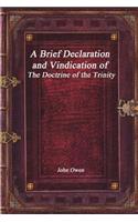 A Brief Declaration and Vindication of the Doctrine of the Trinity