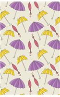Journal Notebook Umbrellas Pattern 1