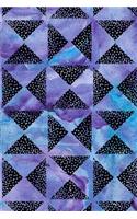 Bullet Journal Notebook Triangles with Dots Pattern 3